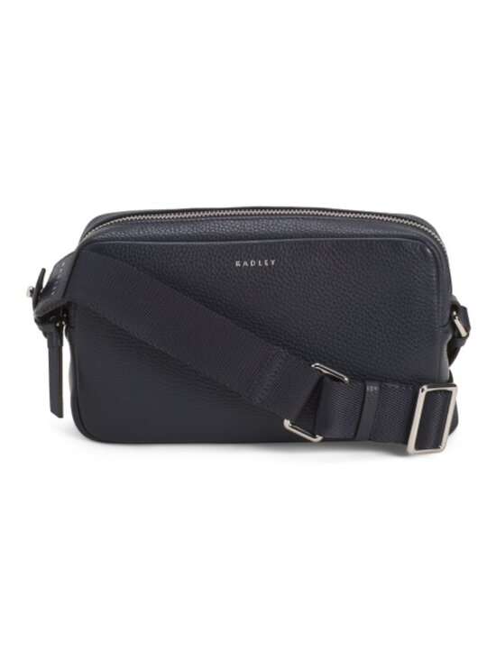 RADLEY LONDON Handbags - RADLEY LONDON Black Leather Tavistock Mini Zip Around Crossbody